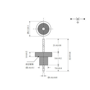 Solder-in filter for electronics