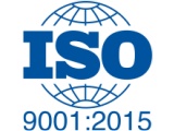 ISO9001:2015 Certificate